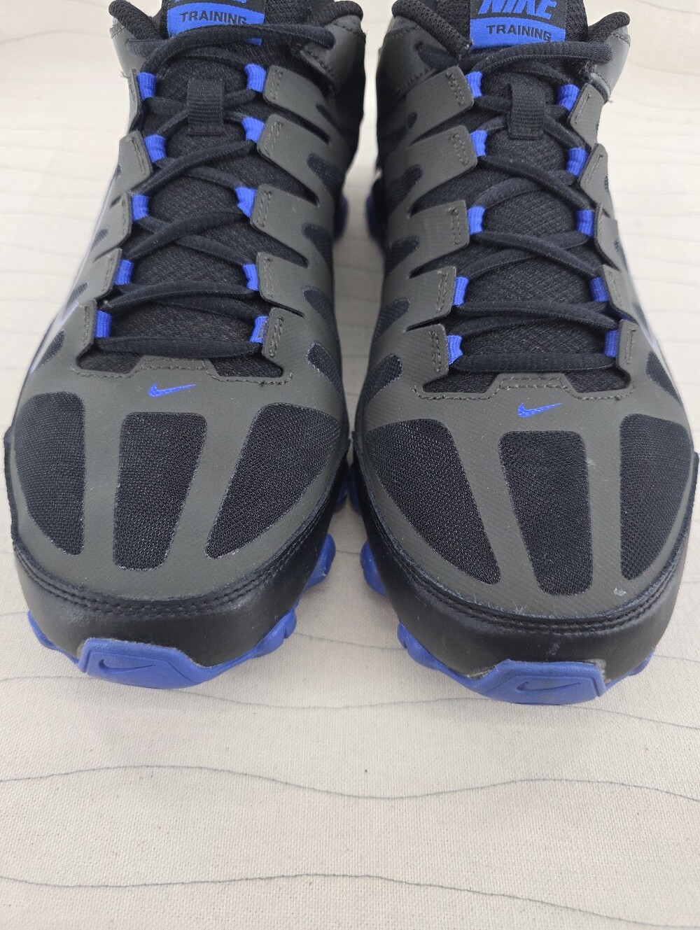 Nike Mens Reax 8 TR Running Black Racer Blue Sneakers Shoes 621716-012 Size 12 - Picture 4 of 15